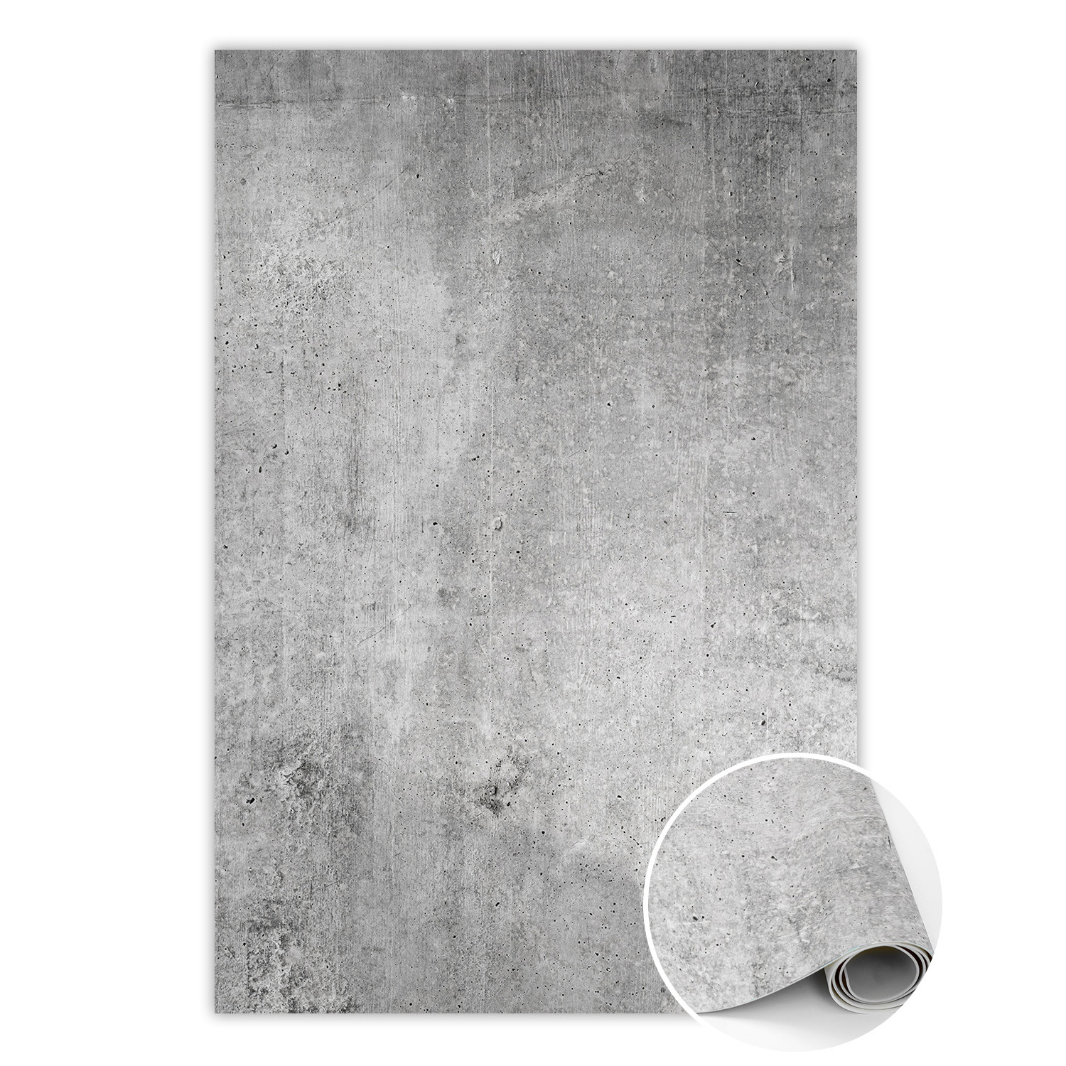 Dywan winylowy do domu Szary beton 60 x 90 cm