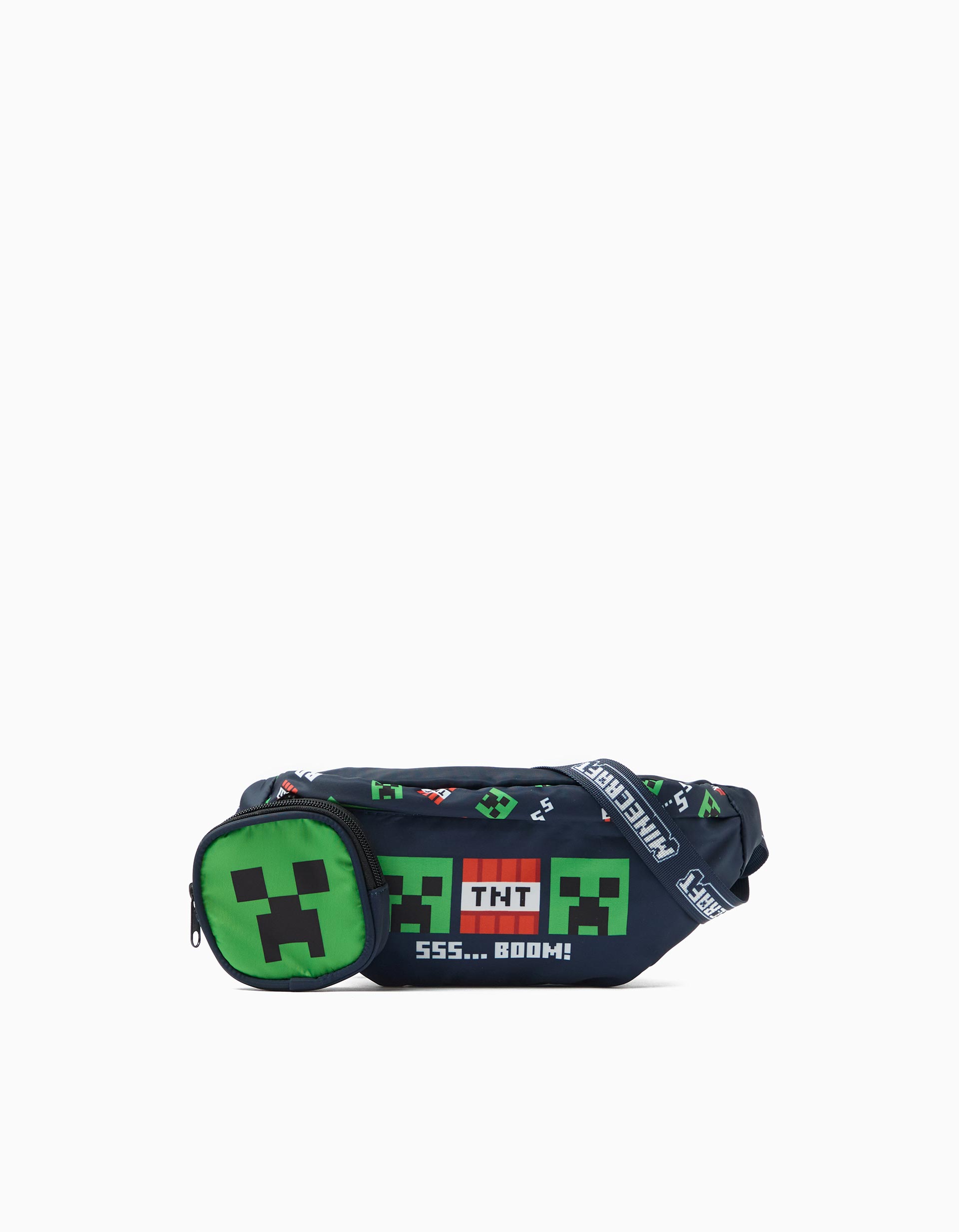 Bolsa de Cintura 'Minecraft', Menino, Azul Escuro