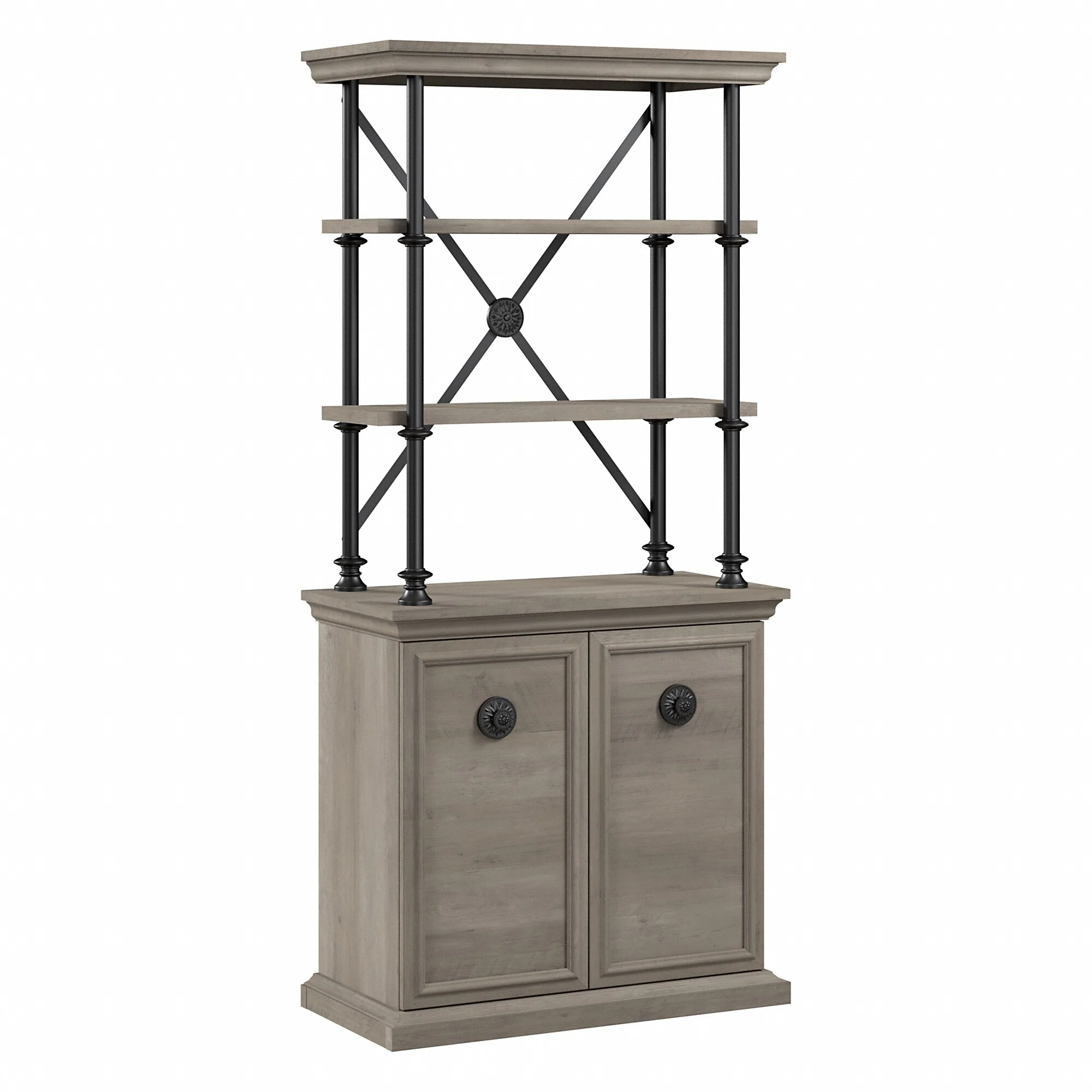 Coliseum Designer Bookcase with Doors by Bush Furniture