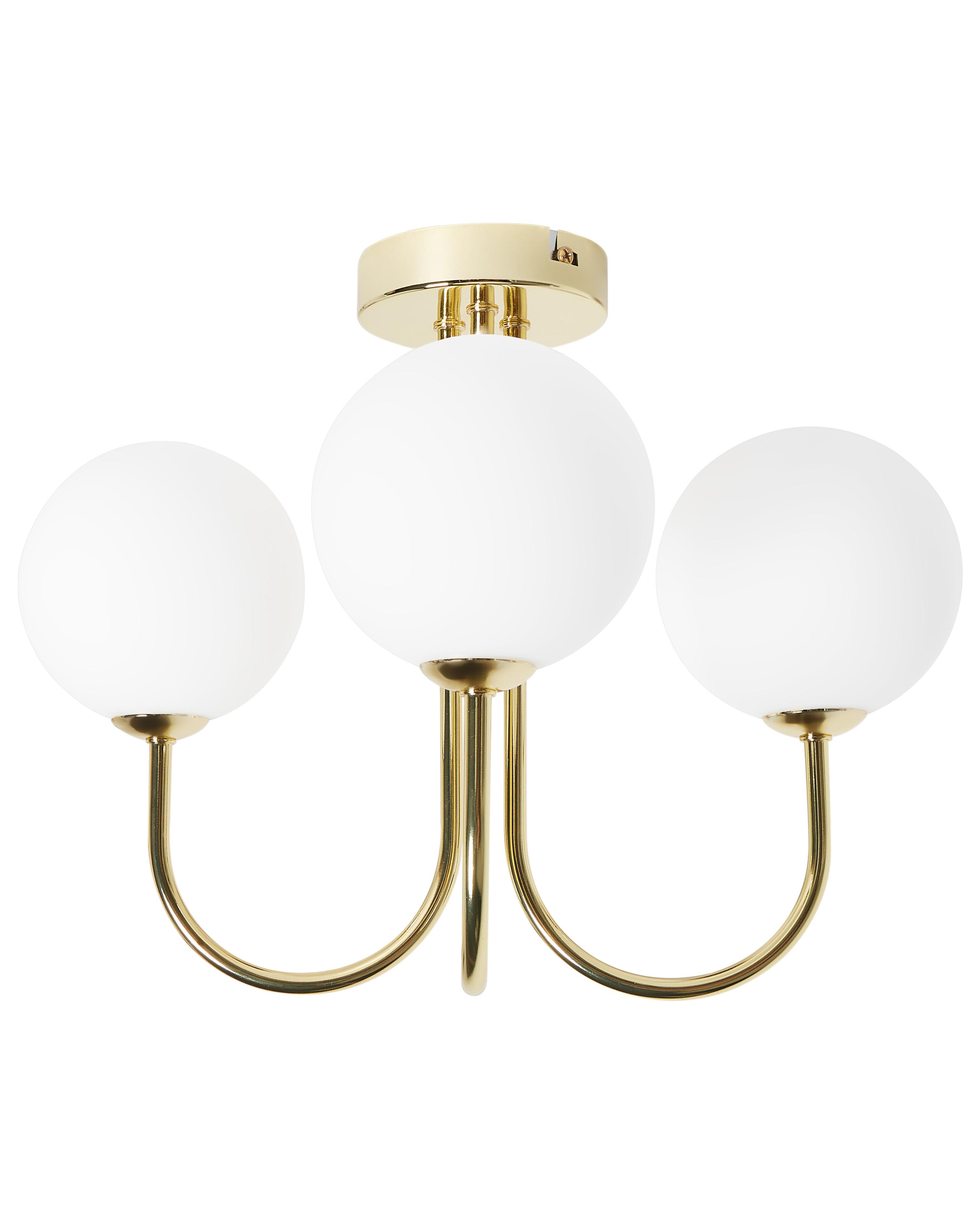 Ceiling Lamp SHIRE Glass White