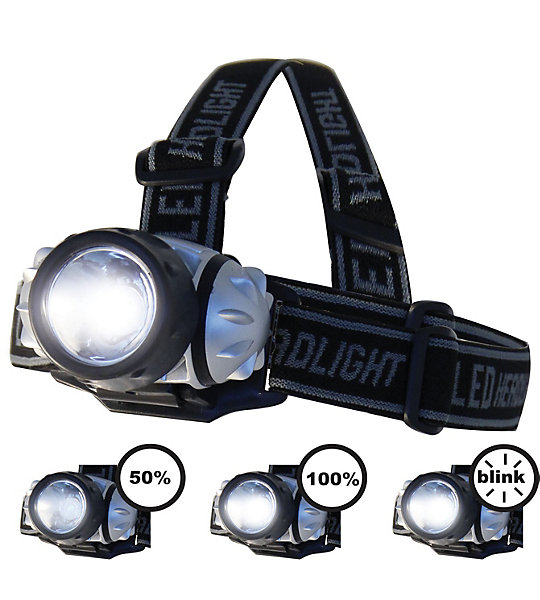 Lampe frontale LED 1W 40 lumen
