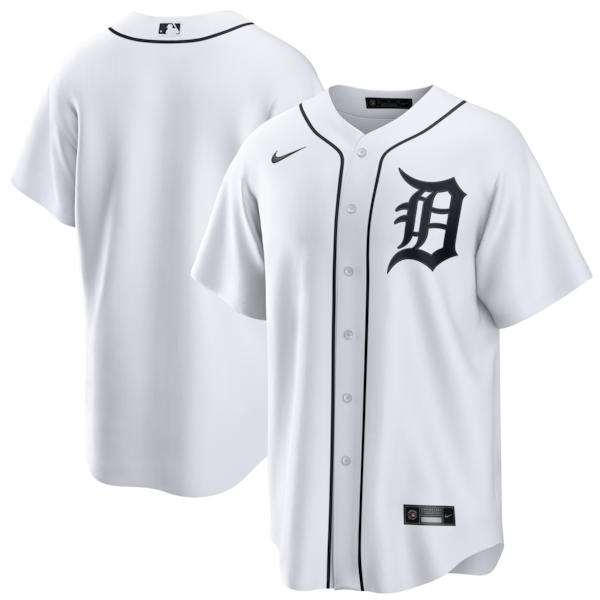 Detroit Tigers Nike Home Replica Jersey - White