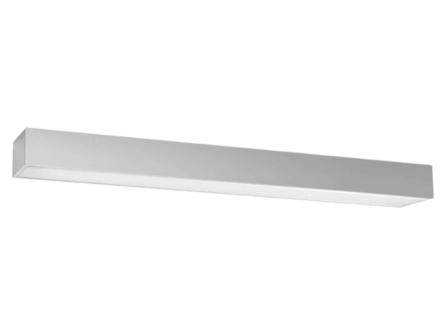 Plafon Pinne LED aluminiowy szary