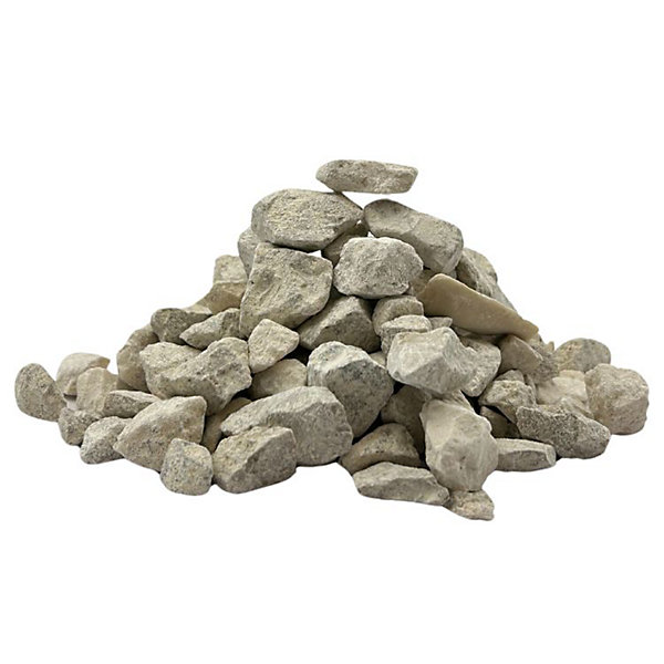 PACK 6M2 Gravillon ECO Blanc/Gris/Beige Calcaire 6/14 mm (12 X Sac de 25Kg  /- 300Kg ) - Livraison STANDARD