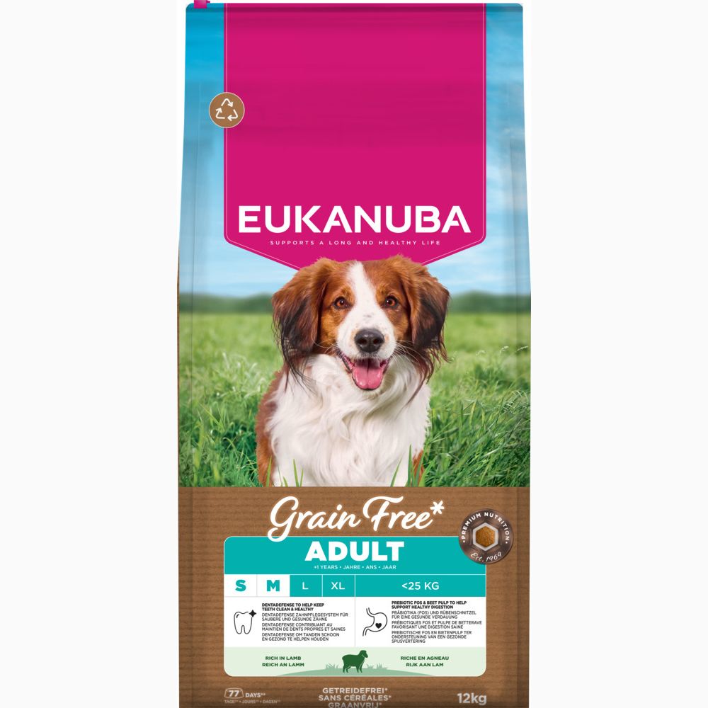 Eukanuba Grain-Free Adult Small & Medium Breed Lamb