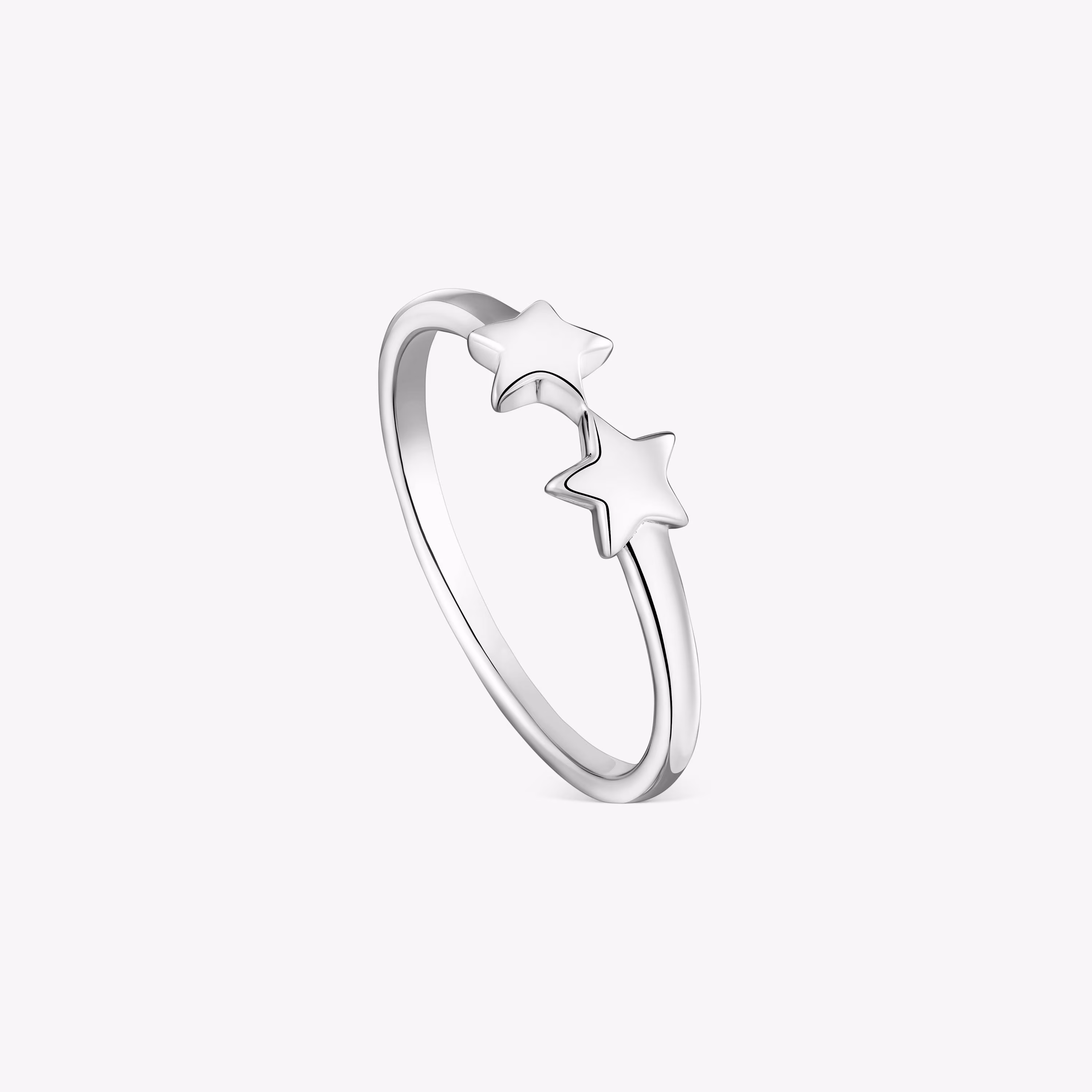 Anillo abierto de plata y estrellas TOUS Motivos