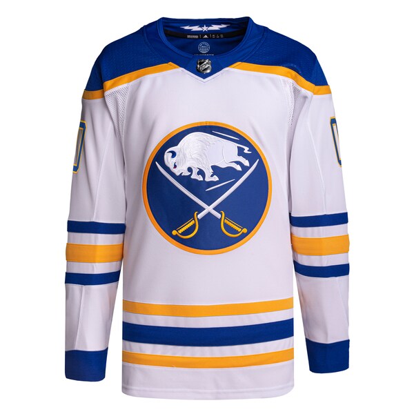 Buffalo Sabres adidas  Away  Primegreen Authentic Custom Jersey - White
