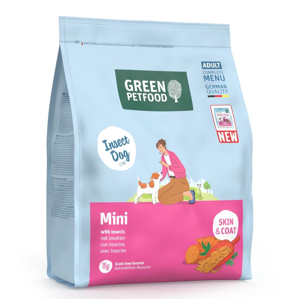 Green Petfood Insect Dog Mini with Insects