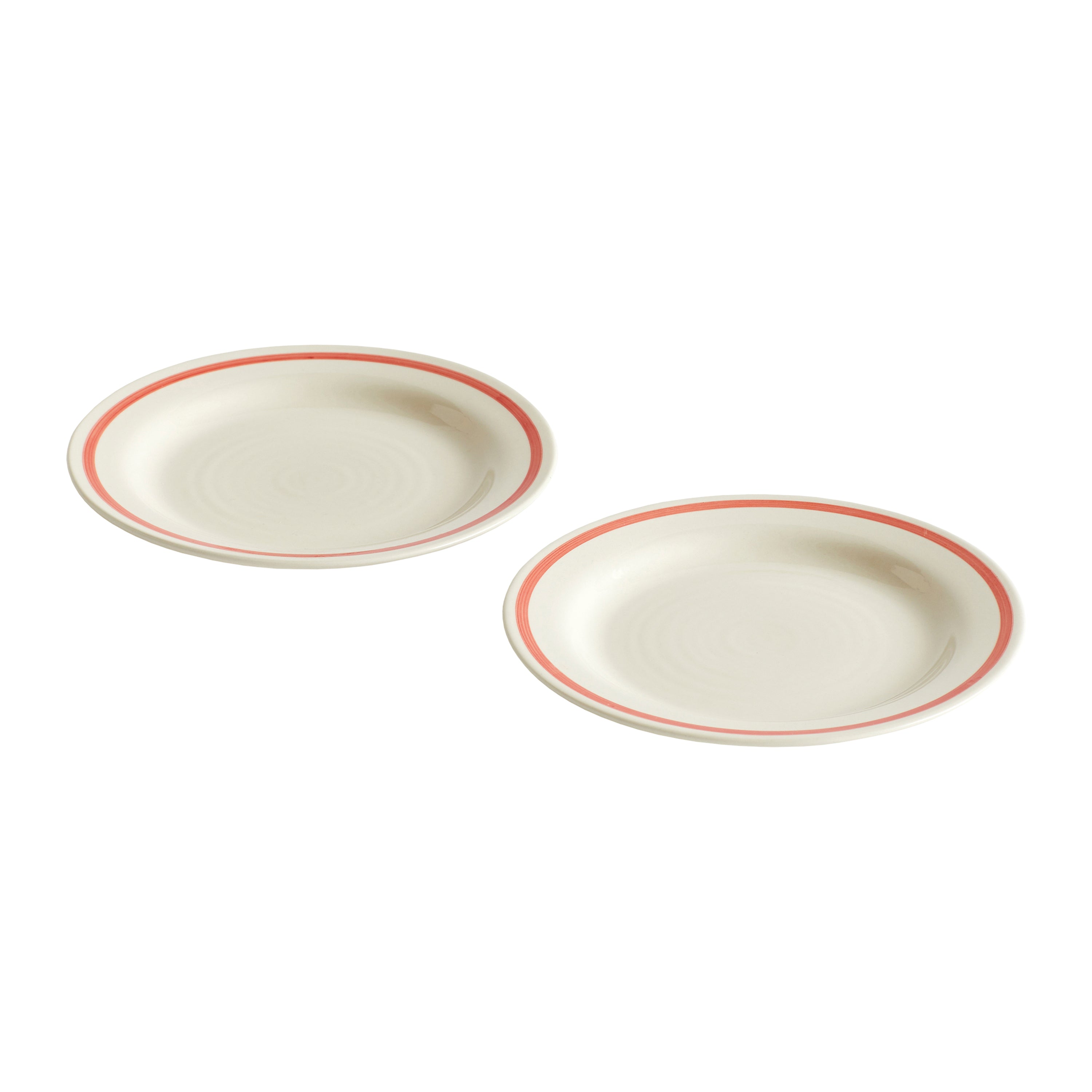 HAY Sobremesa Ontbijtborden Ø 18,5 cm - Set van 2 - Rood