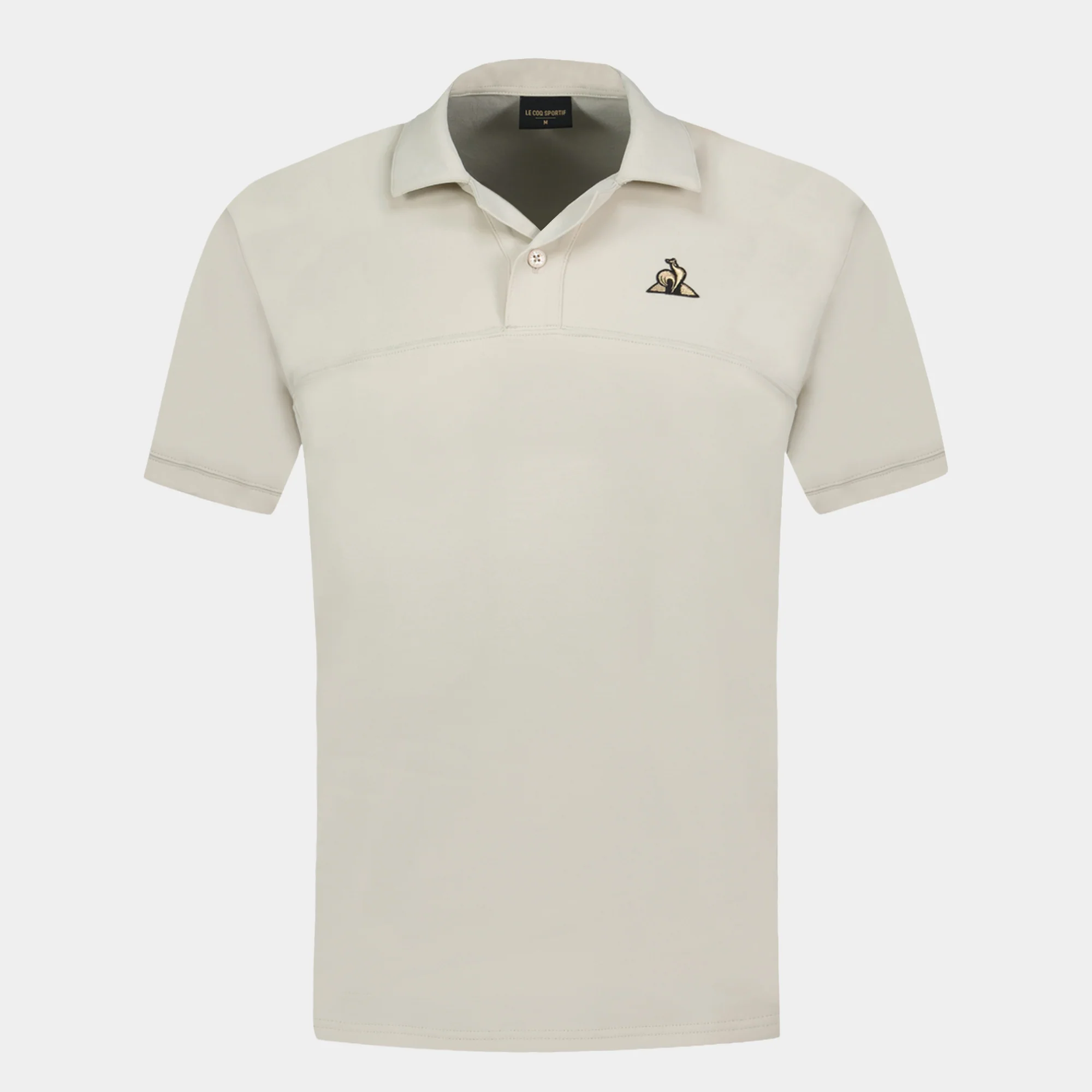 Polo Coq d'Or double face avec empiècements côtés texturés