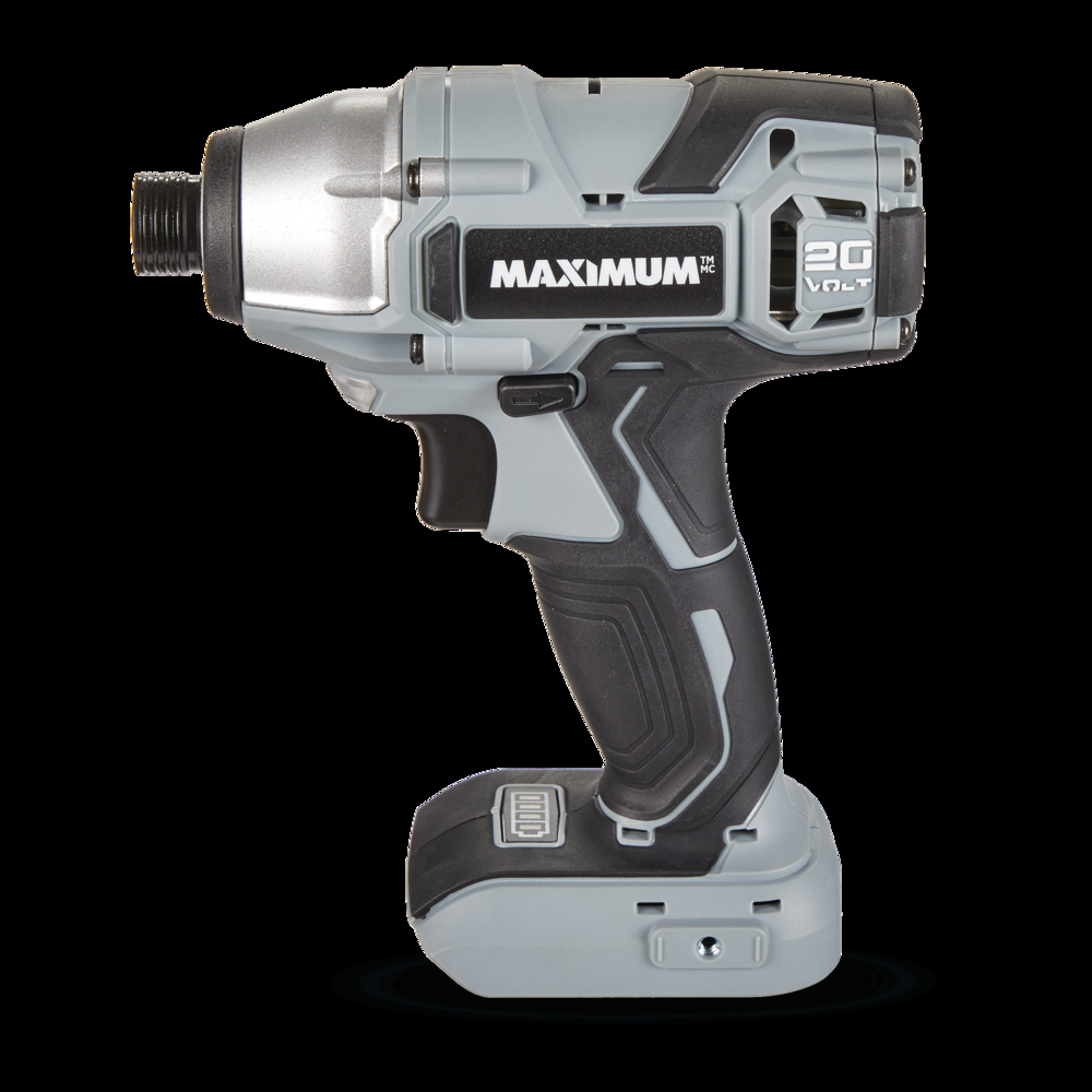 MAXIMUM 20V Max Lithium-Ion Cordless Hex Impact Driver with Battery, Charger & Case, 1/4-in