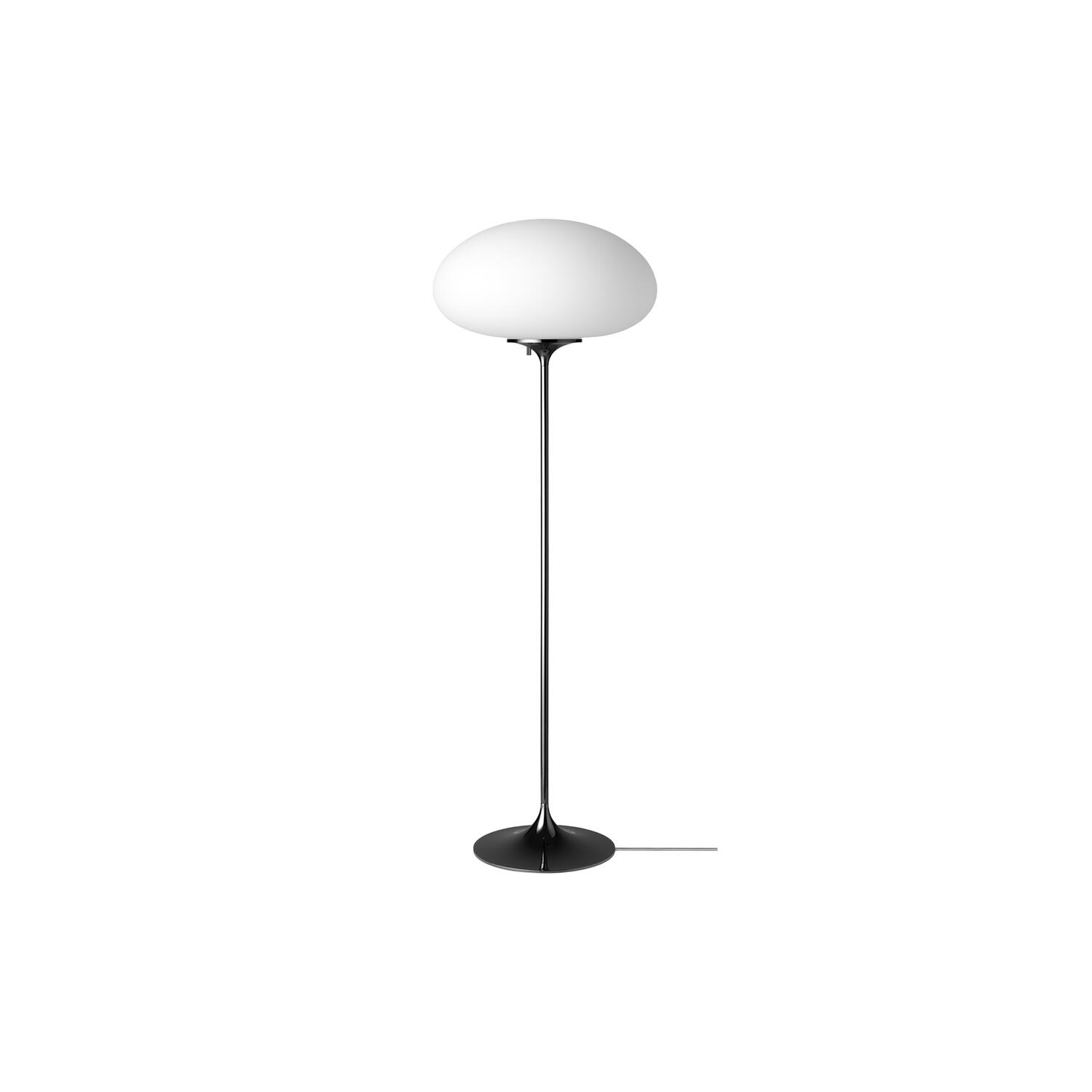 Stemlite Floor Lamp, black chrome