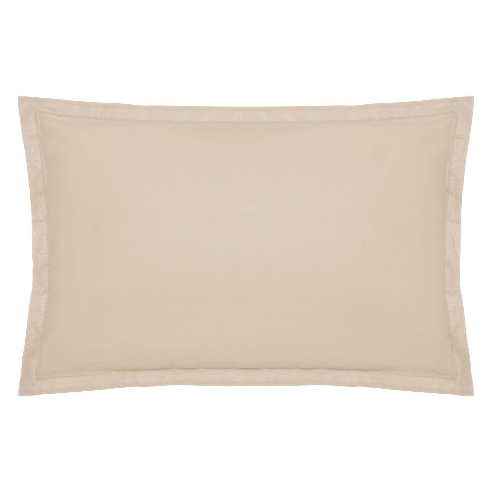 Capa bege para almofada 50x70cm