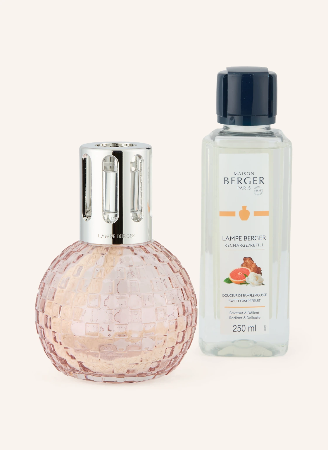 MAISON BERGER PARIS Set DISCO ROSE: Duflampe und Nachfüller