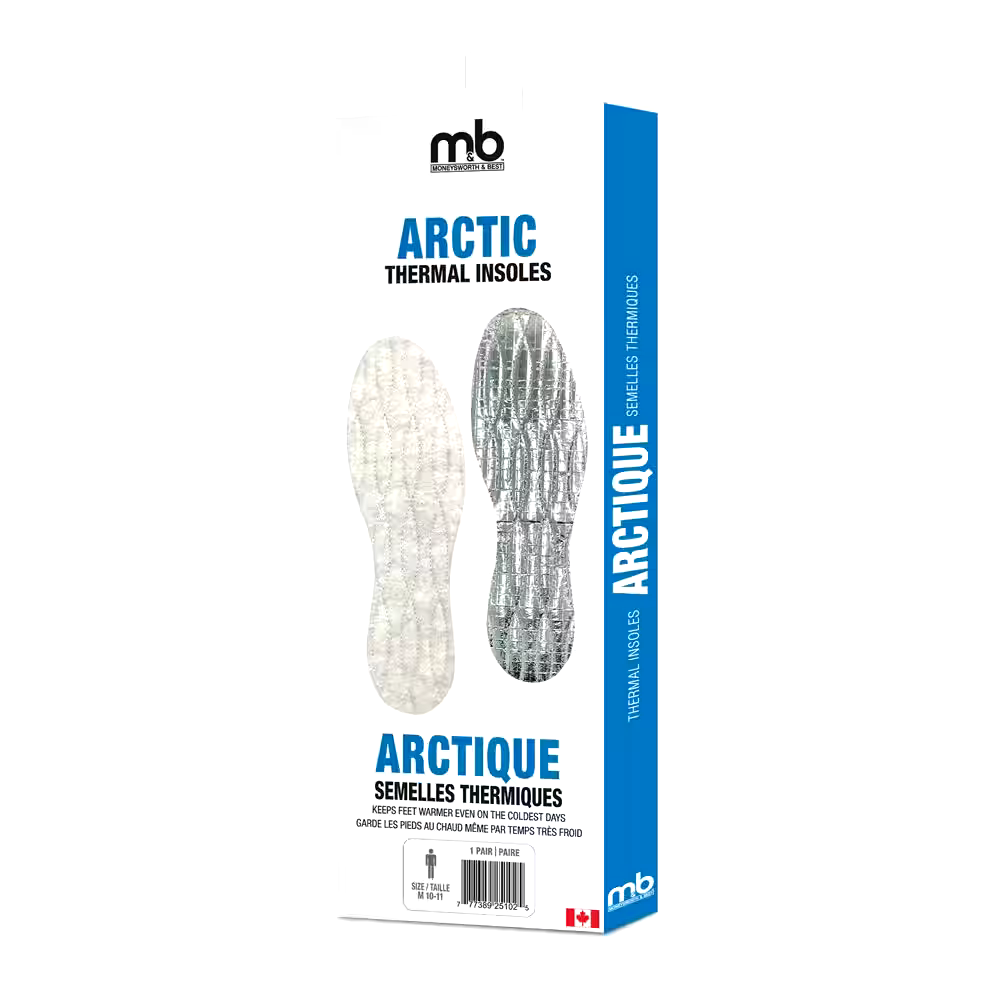 Moneysworth & Best Men's Arctic Thermal Insoles