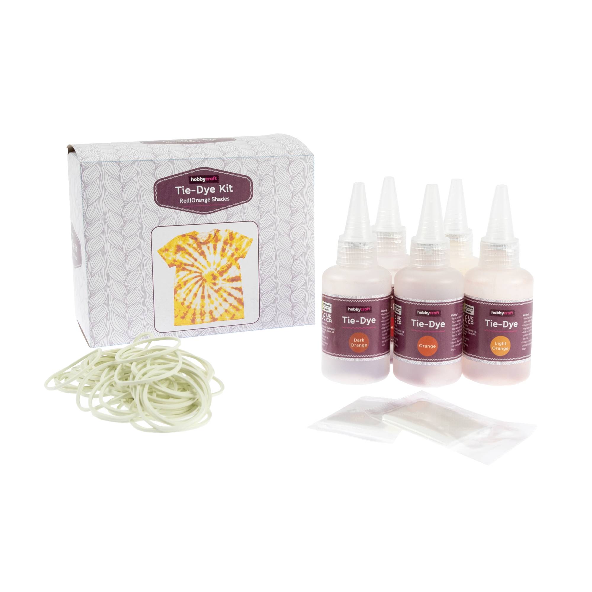 Red and Orange Tie-Dye Kit