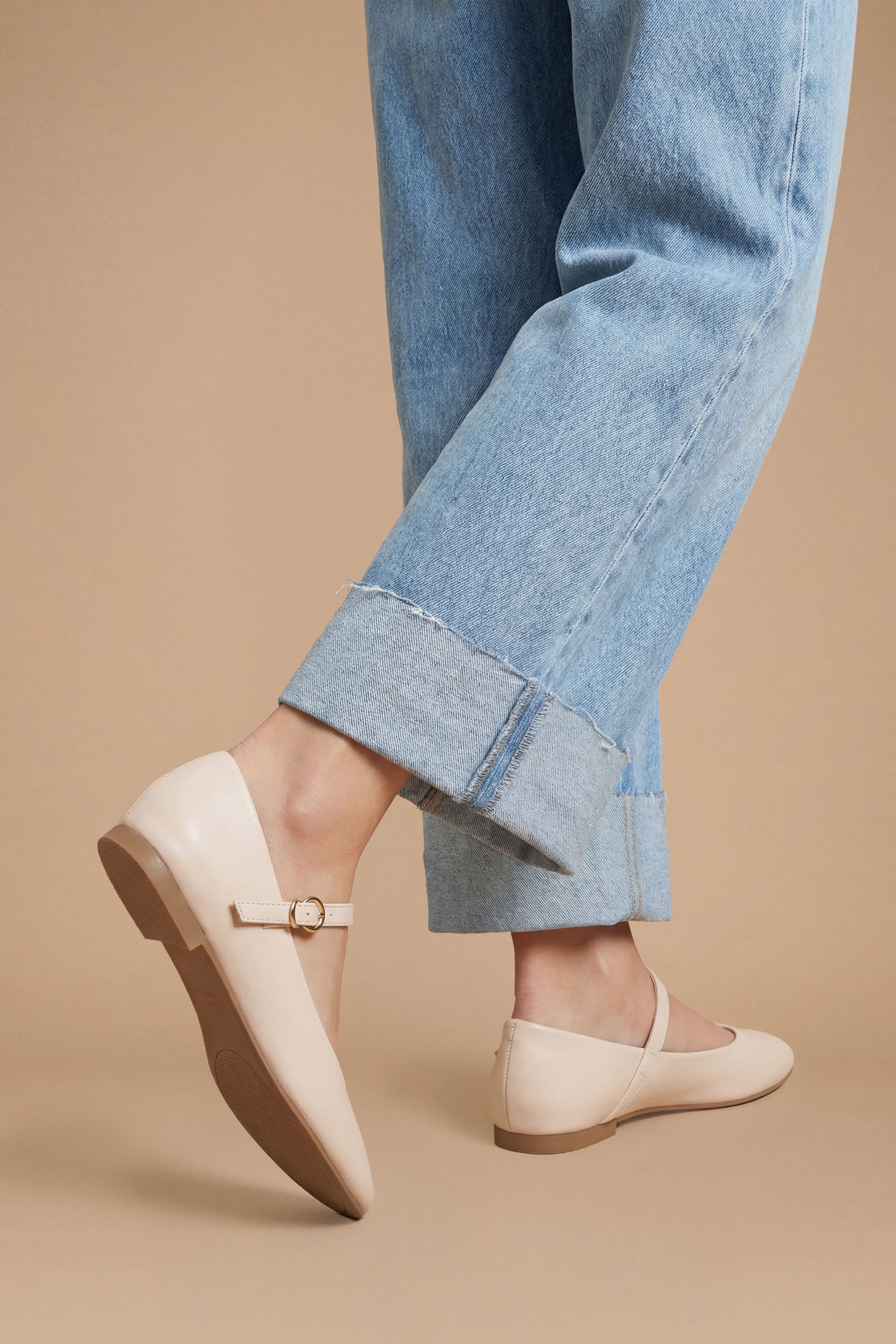 Dorothy Perkins Wide Fit Catrina Maryjane Ballet Pumps