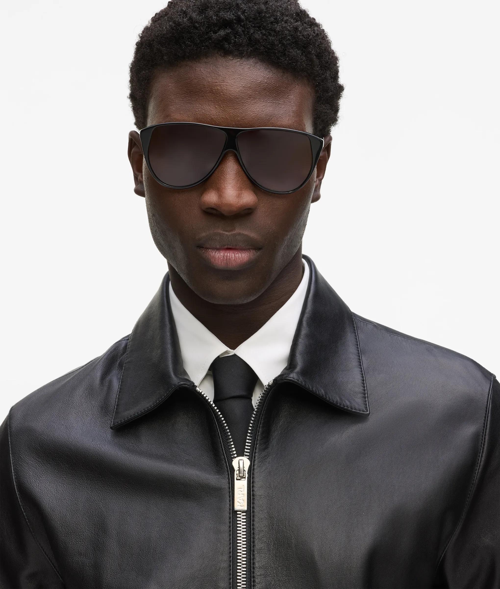 Veste zippée en cuir