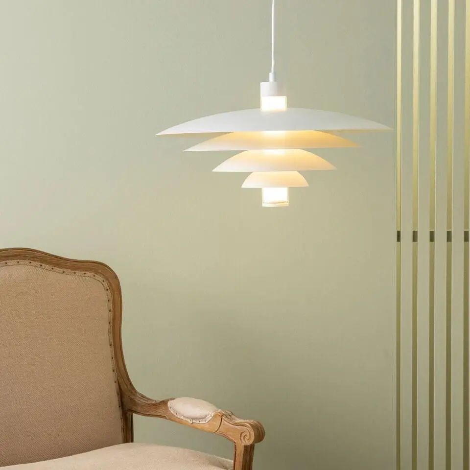 Signature - BOREAL Kroonluchter - Wit - 50x50x100 cm