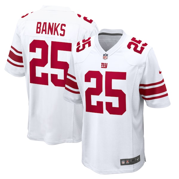 Deonte Banks New York Giants Nike  Game Jersey -  White/Royal