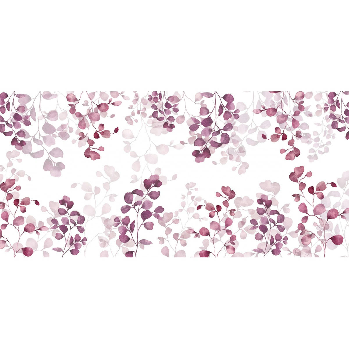 - Papier peint panoramique eucalyptus 170 x 250 cm