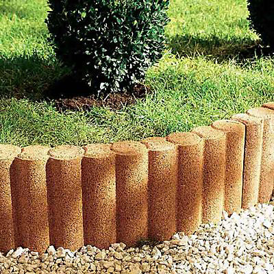 Bordure colonnade droite ocre ép.6,5 cm
