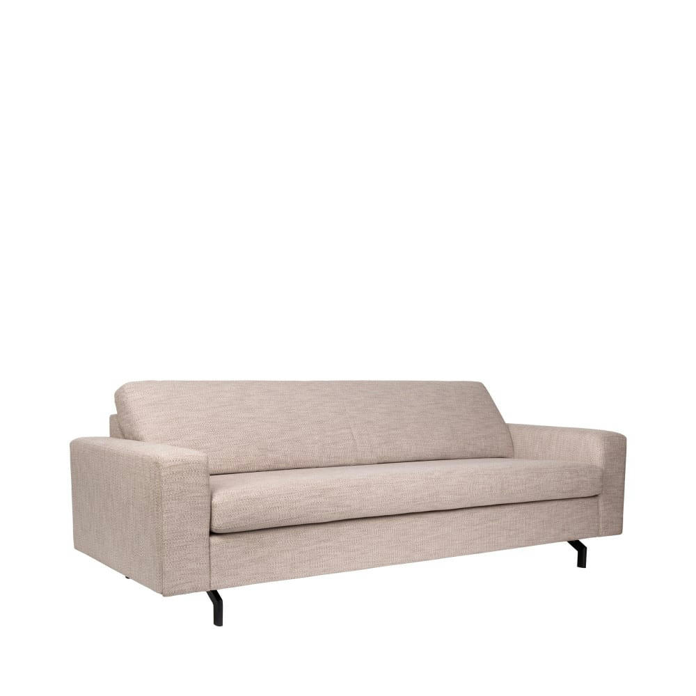 JEAN - Canapé 3 places en tissu beige