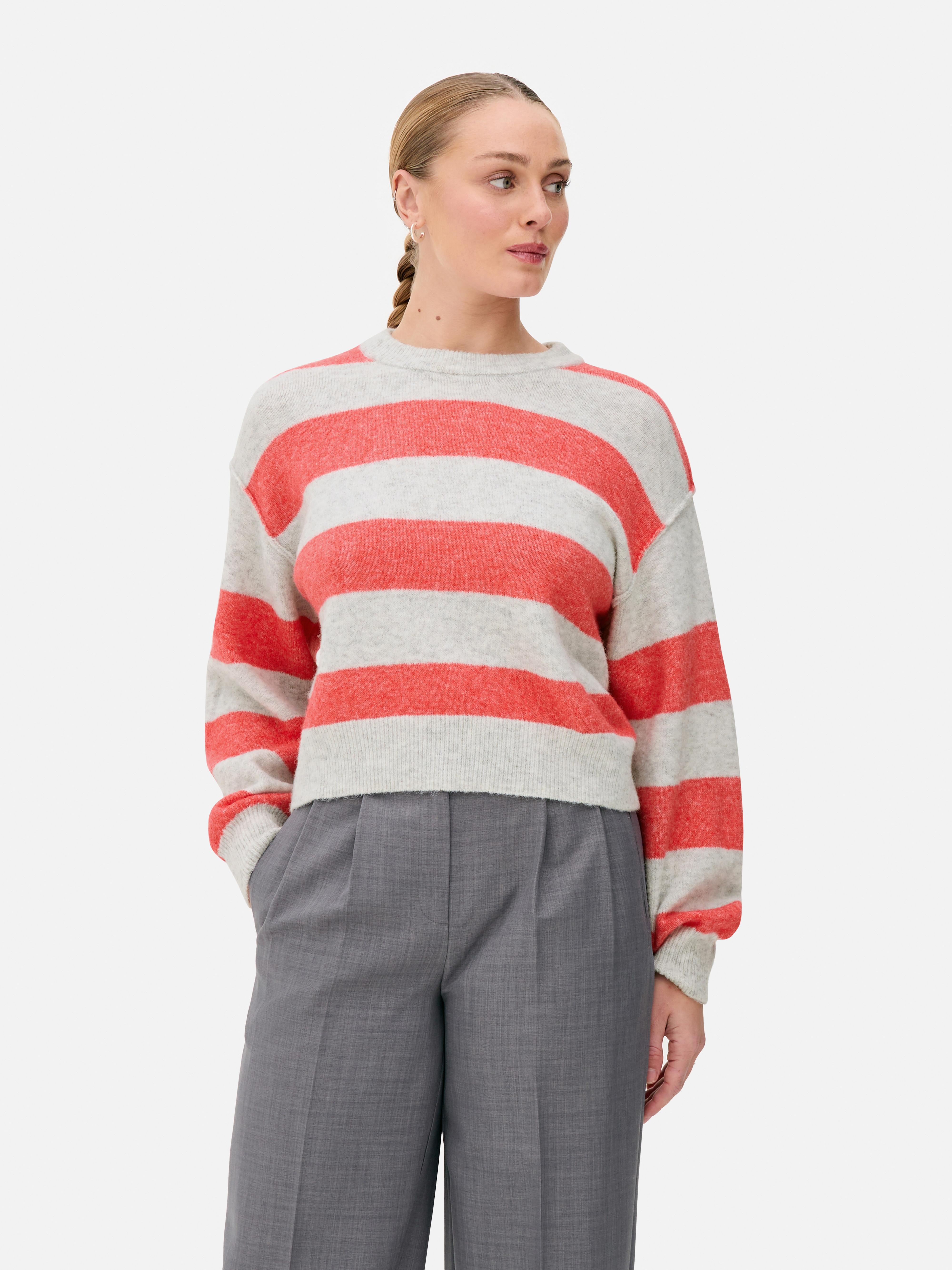 Drop Shoulder Crew Sweater