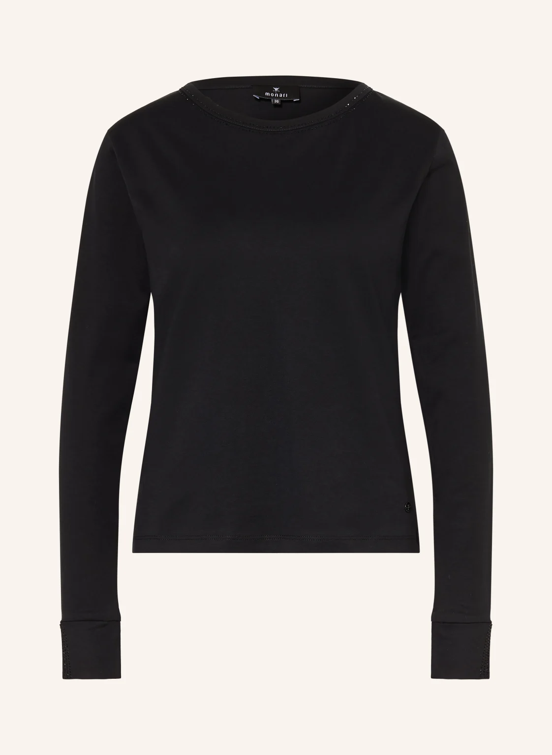 monari Longsleeve mit Schmucksteinen