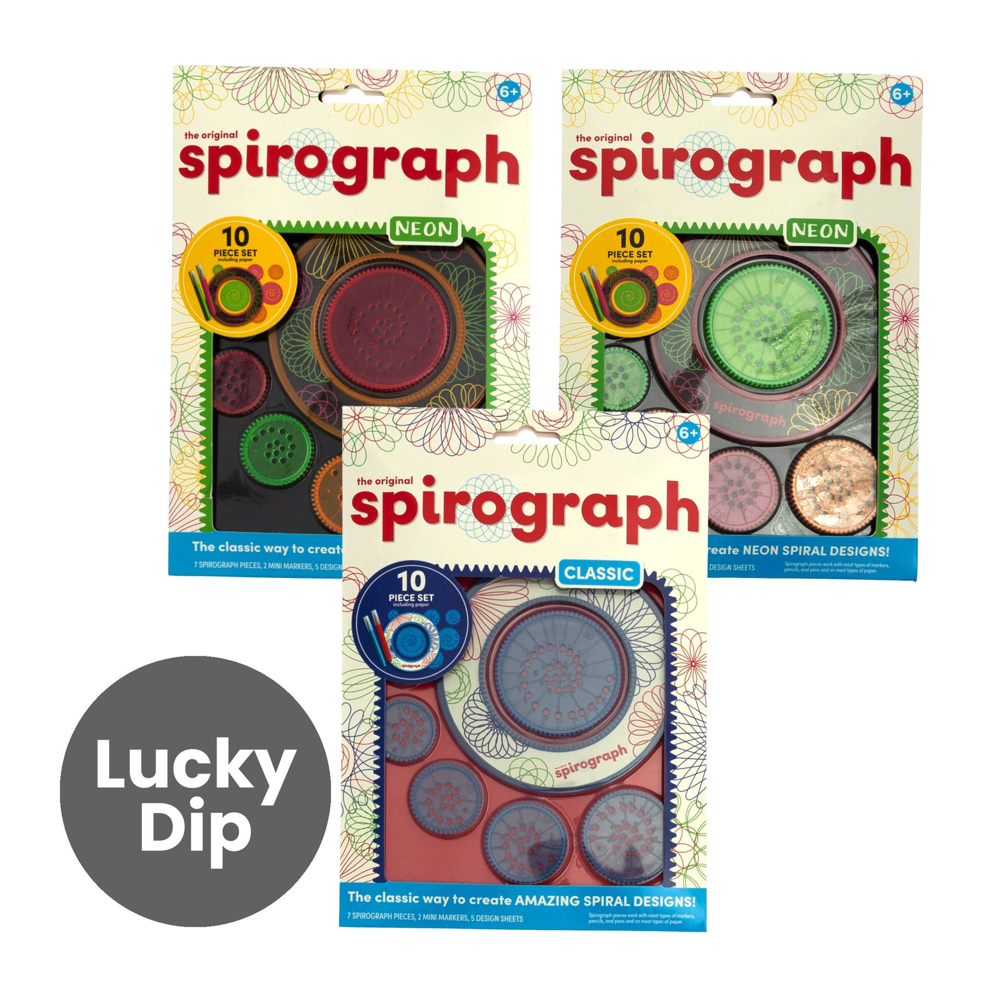 Assorted Spirograph Envelope 10 Pieces