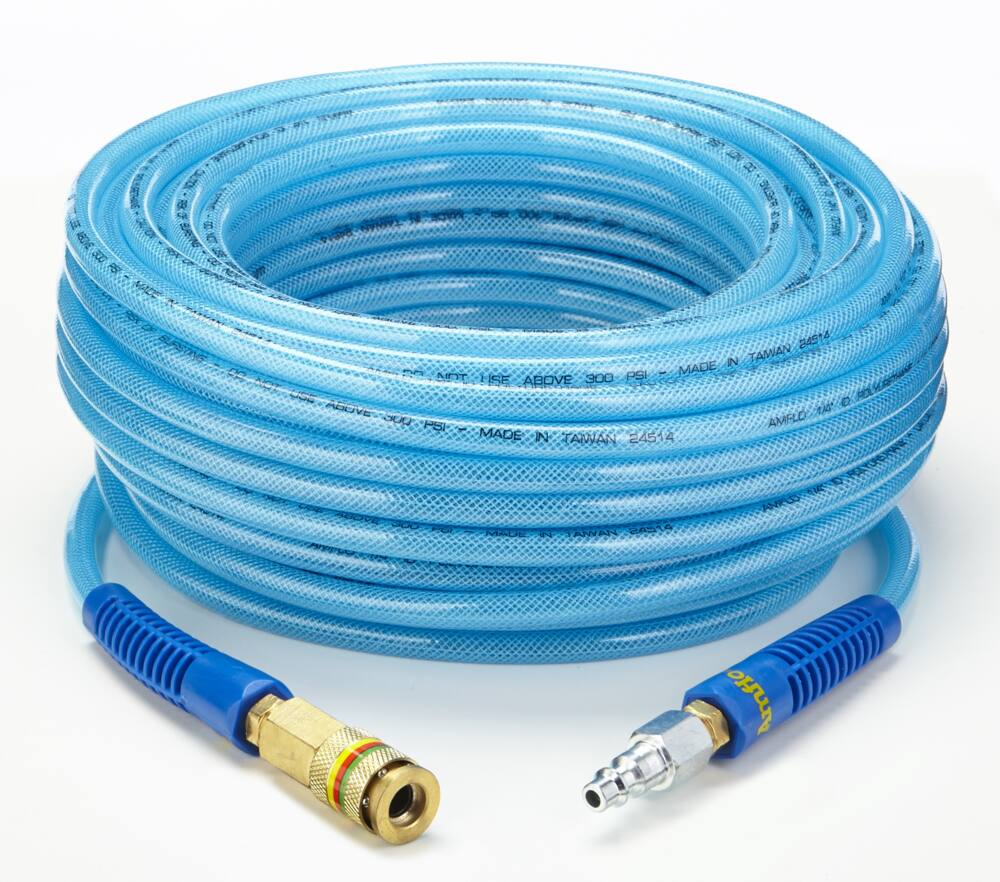 MAXIMUM All-Weather Lightweight PVC Air Hose, 1/4-in x 100-ft