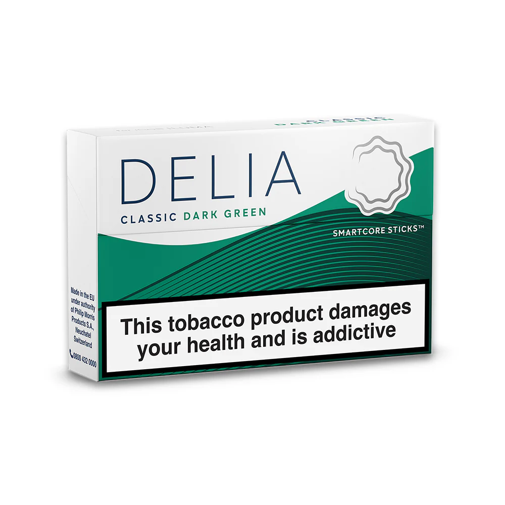 DELIA Classic Dark Green Tobacco Sticks