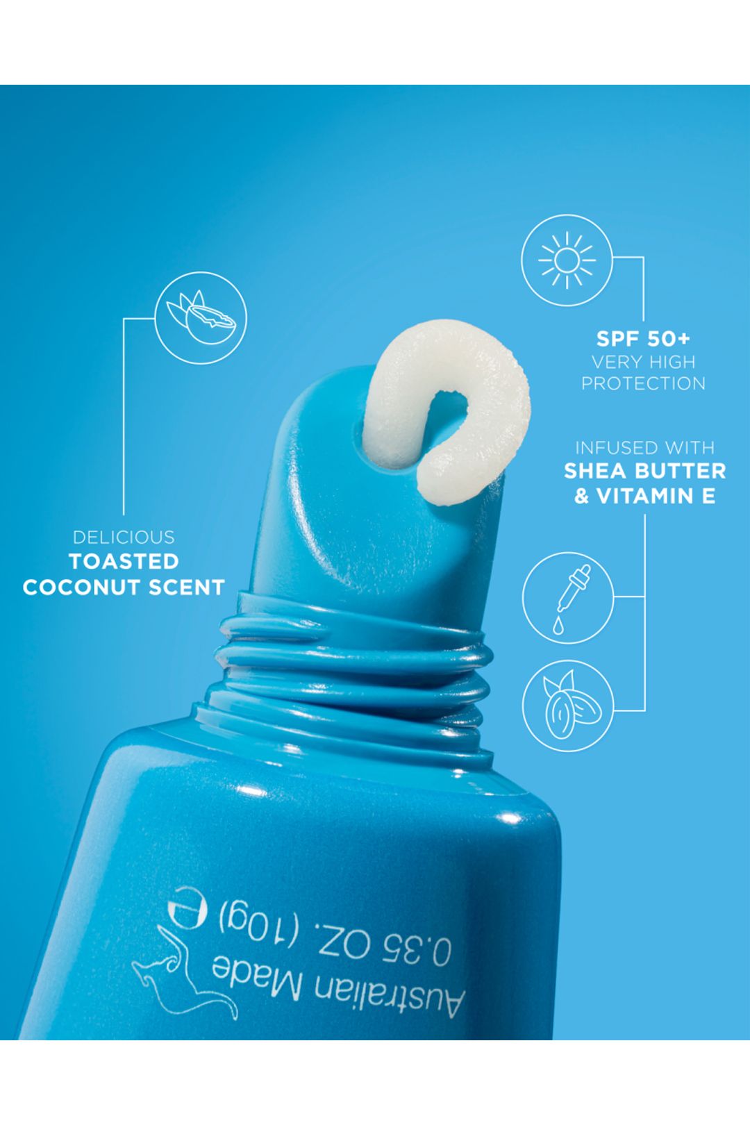 Bondi Sands Spf 50  Lip Balm Coconut 10g