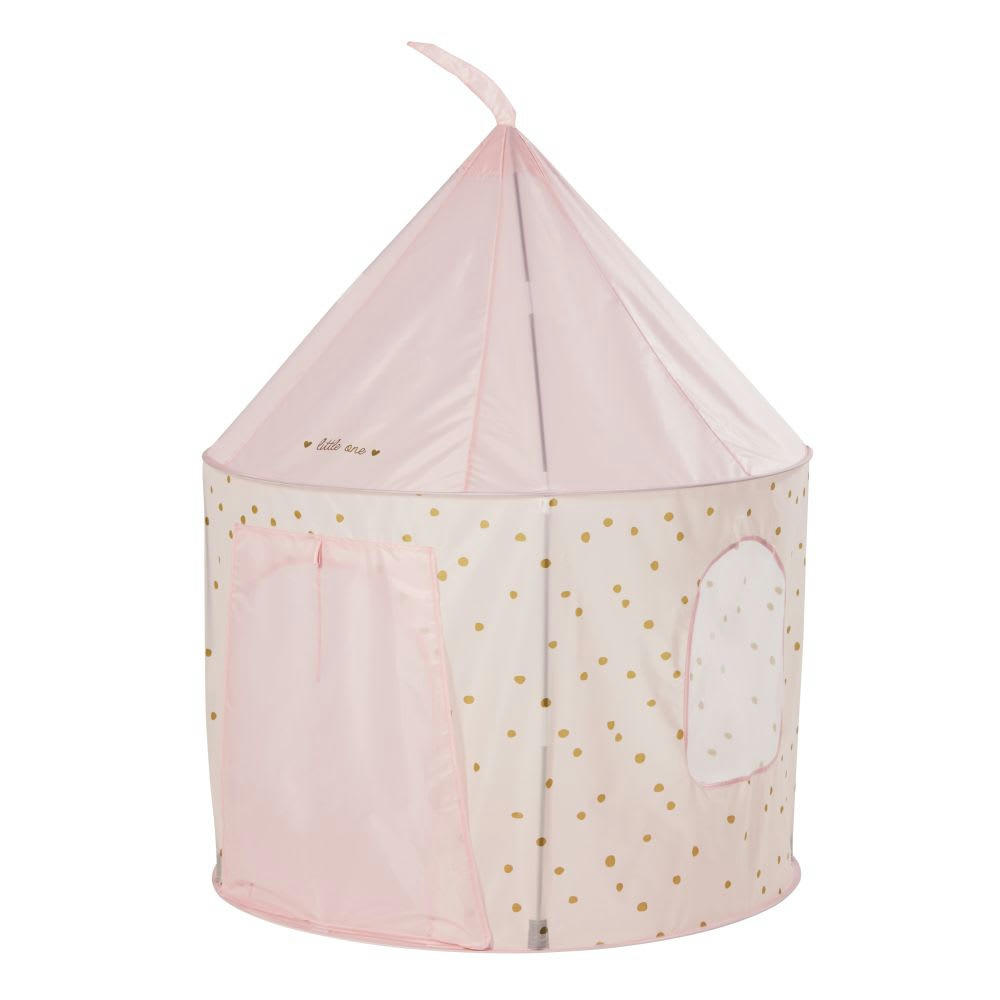 - Tente de jeux château rose pastel