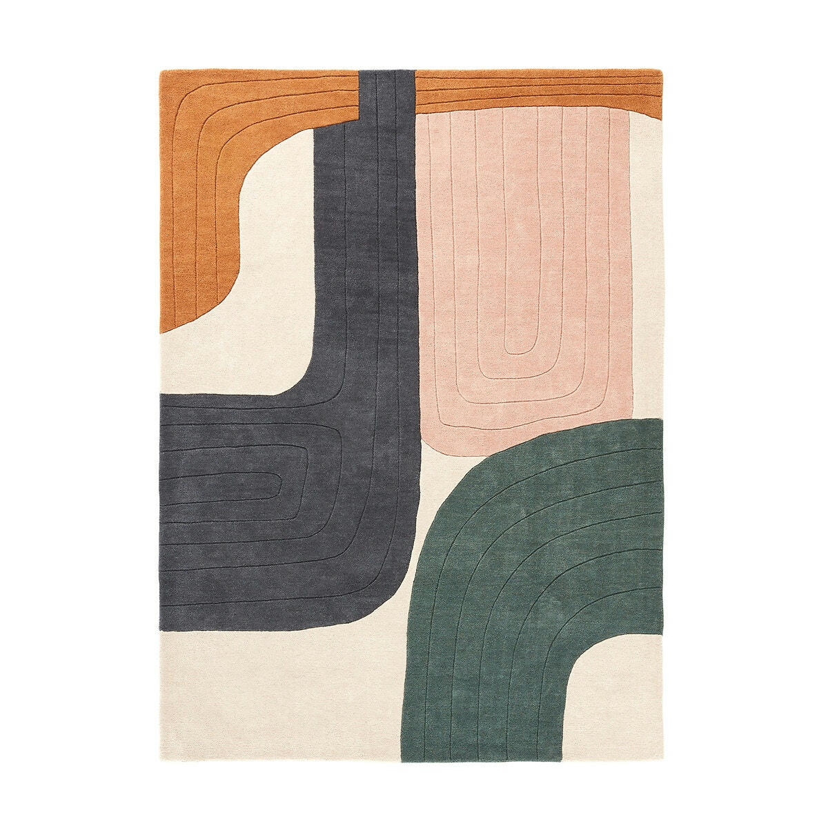 Tapis multicolore, laine, Milano