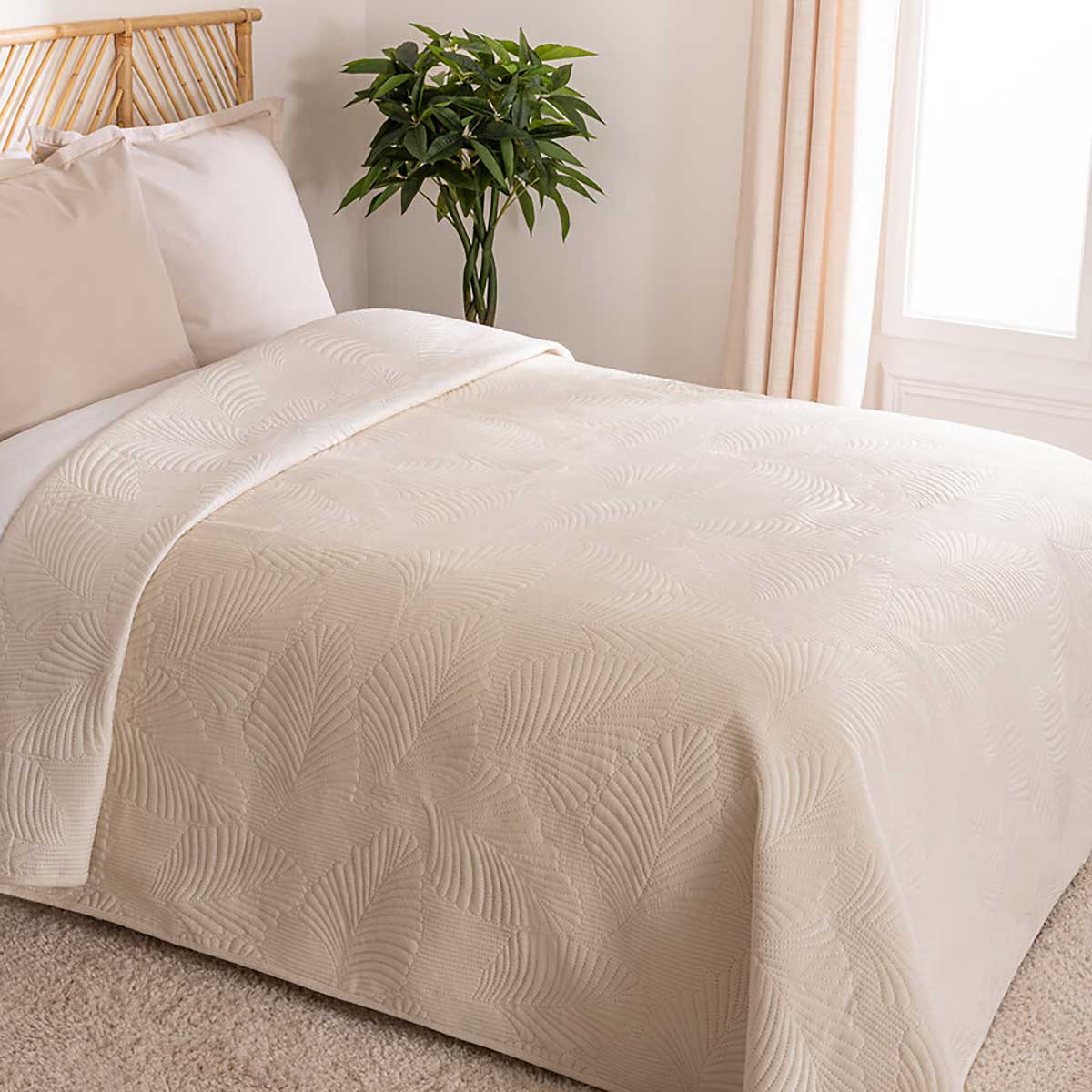 Colcha WONDERLY bege 240x260cm