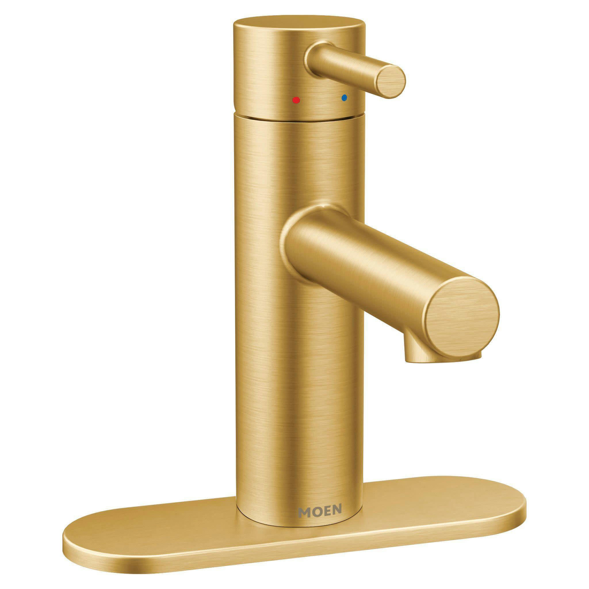 Moen® Align Single Handle Single Hole Bathroom Sink Faucet, Rubbed Bronze