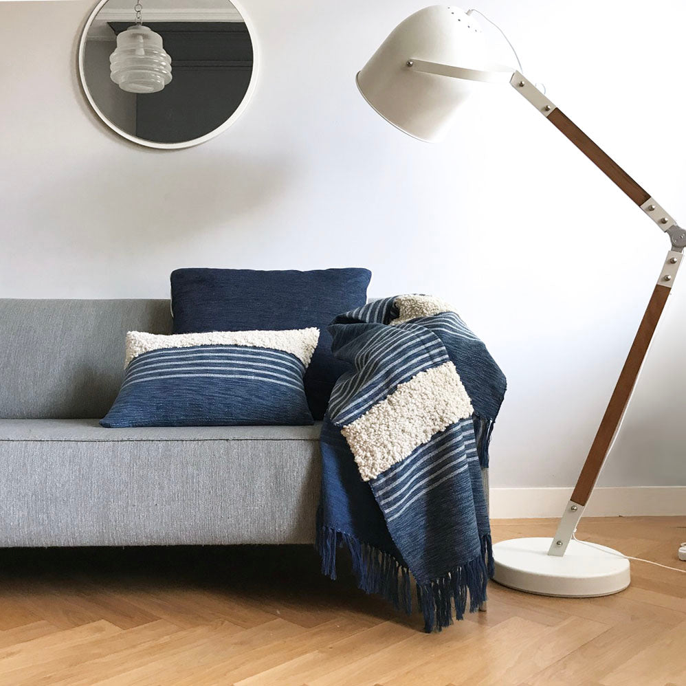 Malagoon Tribal Plaid - Indigo