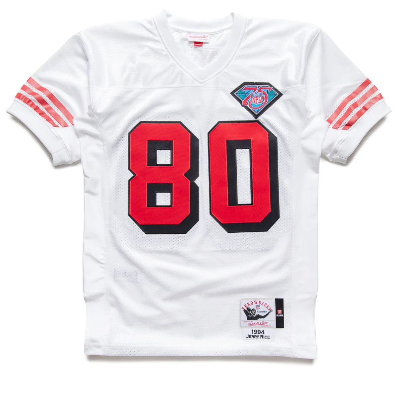 Mitchell & Ness Jerry Rice San Francisco 49ers Authentic Jersey - White