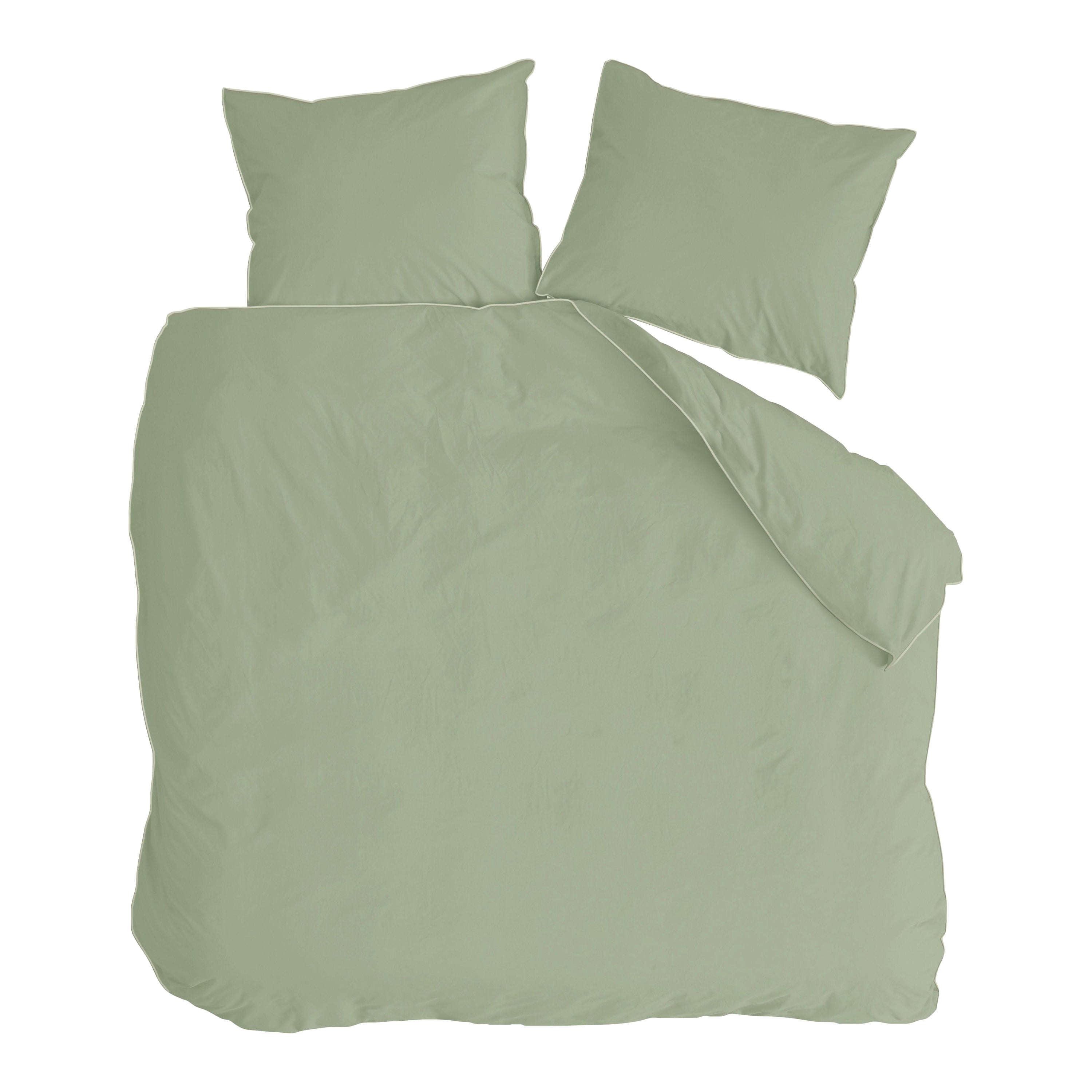 Walra Sweet Softy Dekbedovertrek 200 x 220/240 cm - Groen