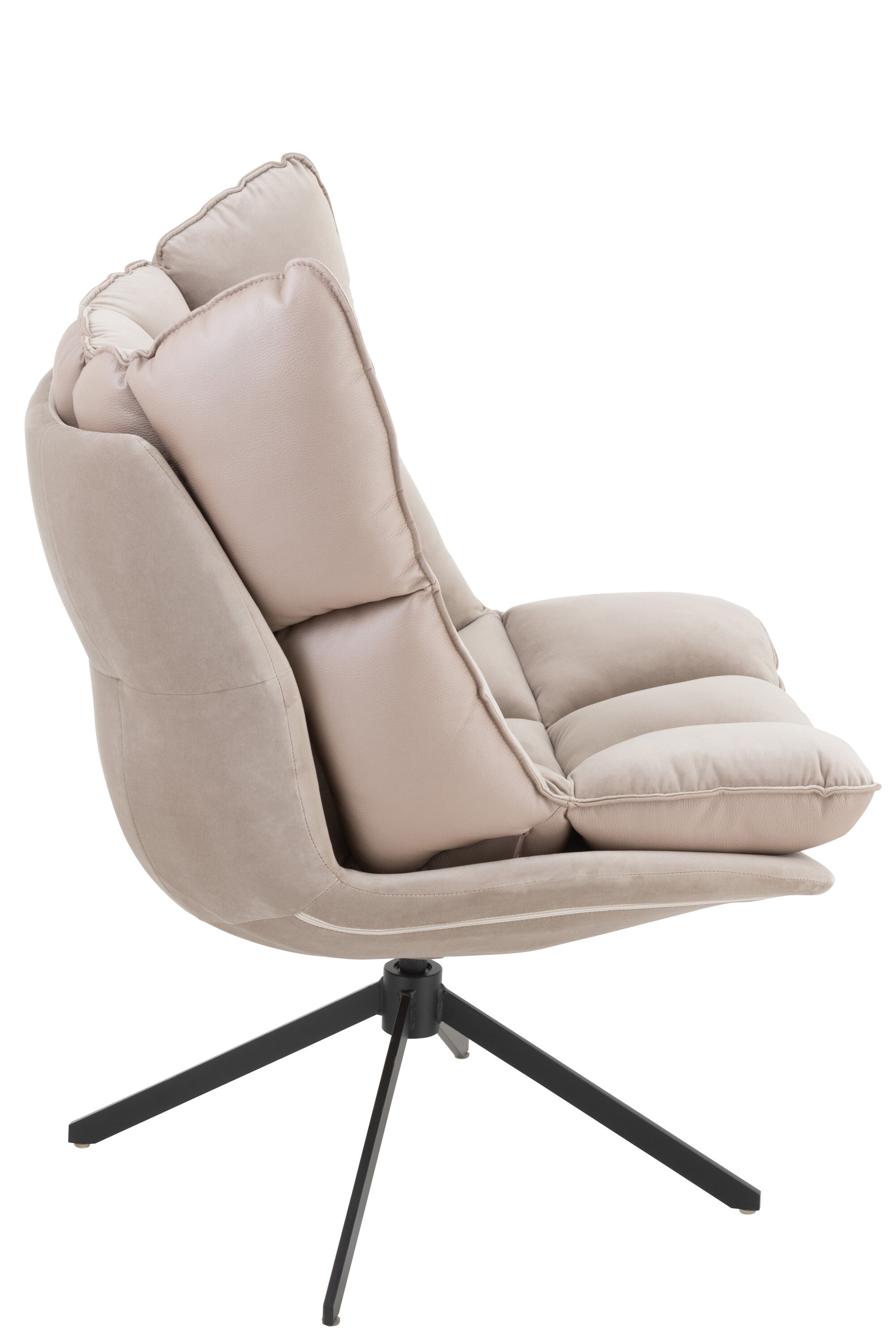 J-Line stoel Relax Kussen Op Frame - textiel metaal - lichtg