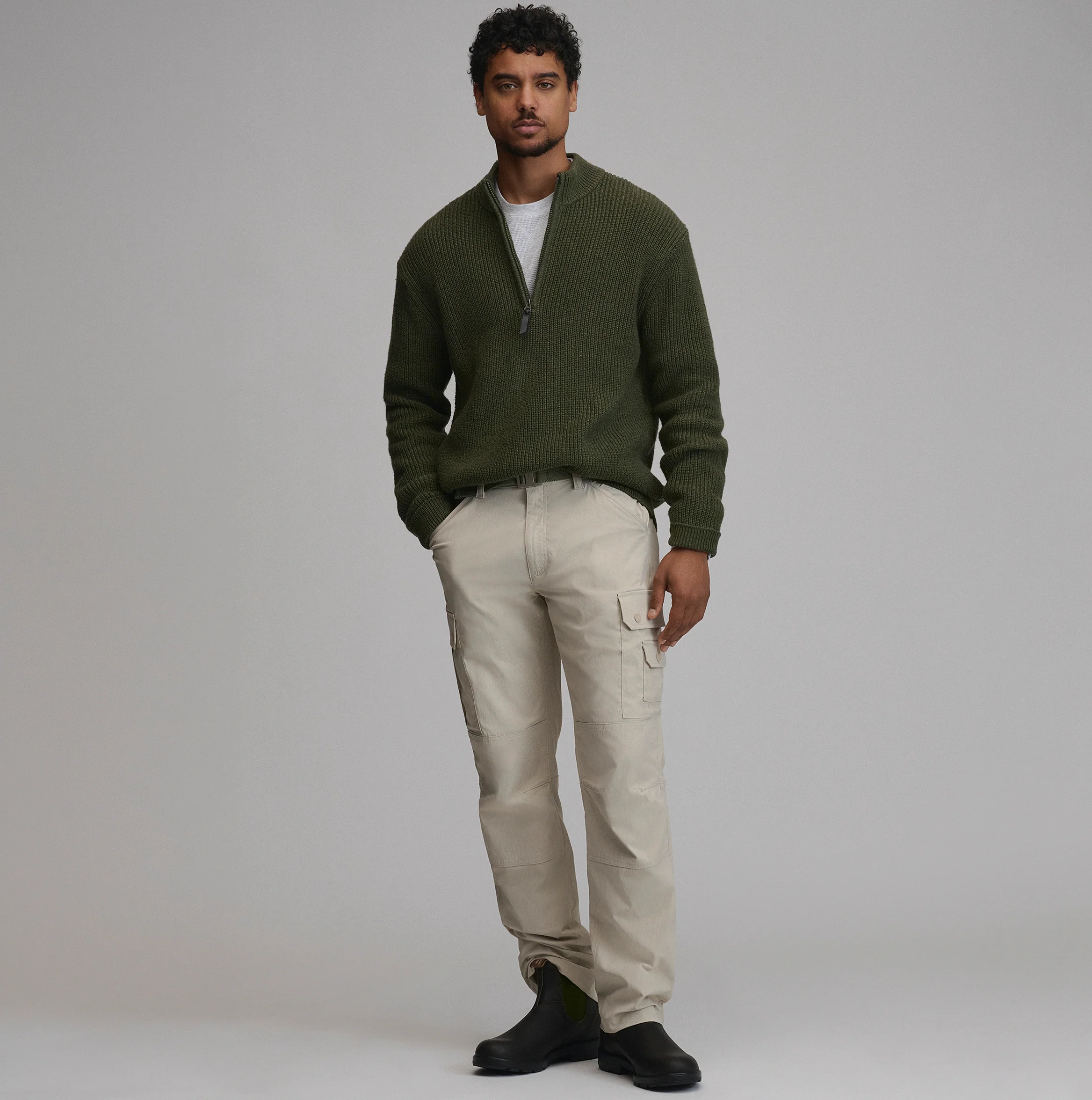 Men's Fletcher Bay Quarter-Zip Sweater