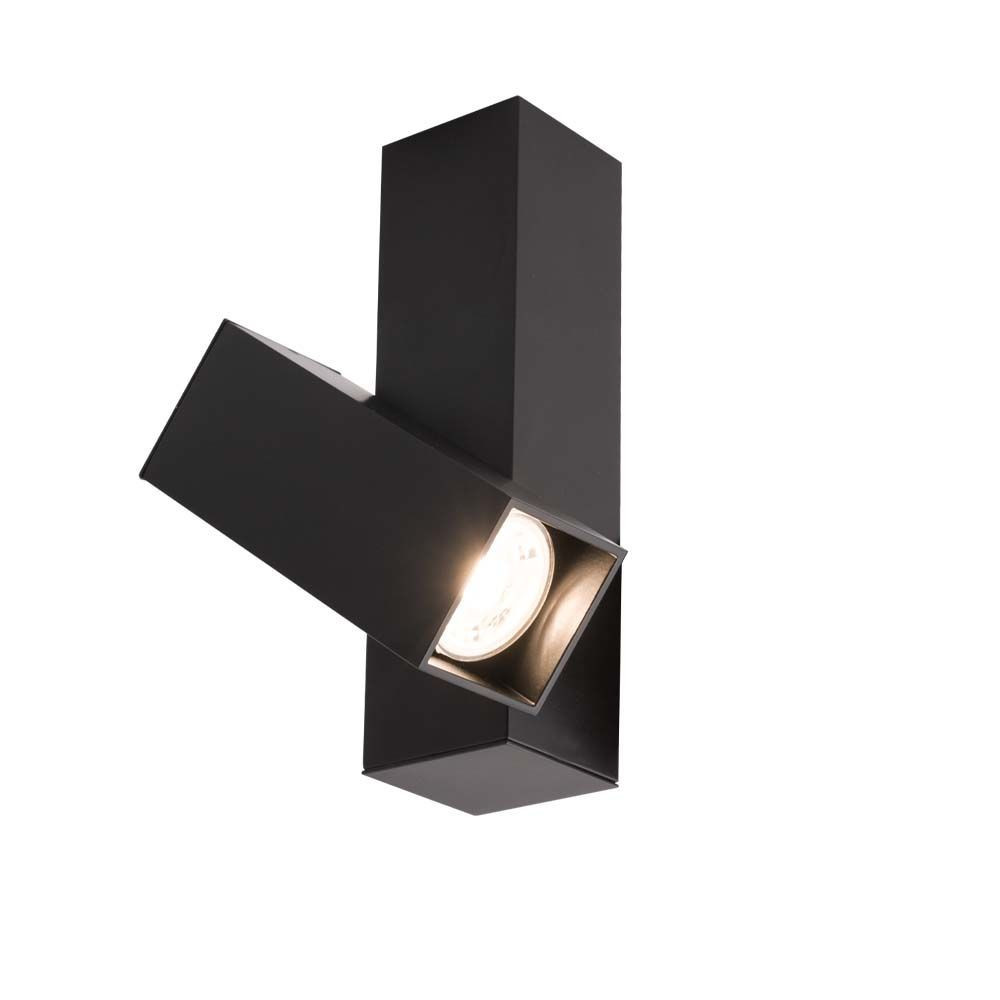 Spot reflektor kwadratowy czarny MITSUMA 1xGU10x4W wym:12x4x8cm IP20 Shilo