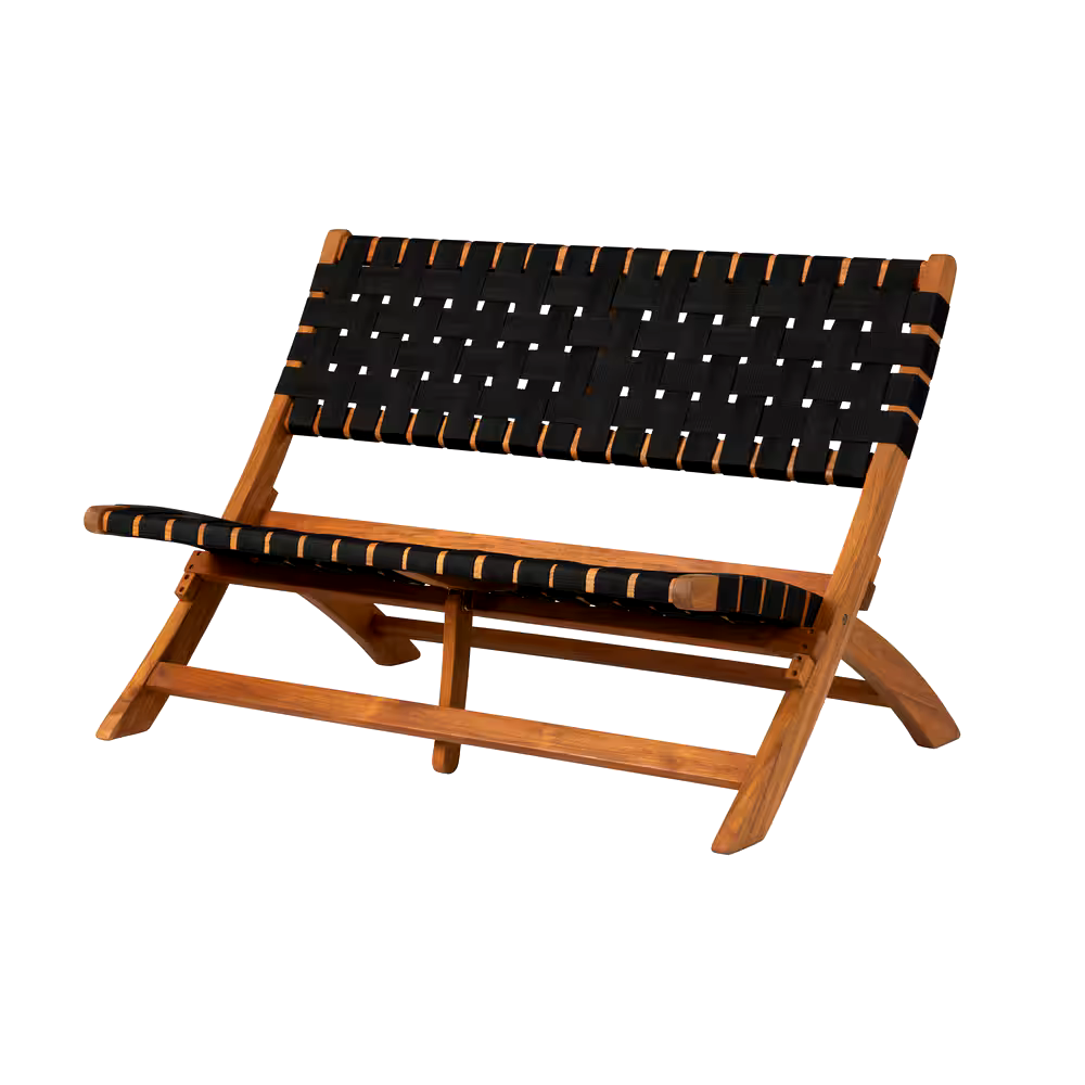 Patioflare Nylon Woven Folding Bench