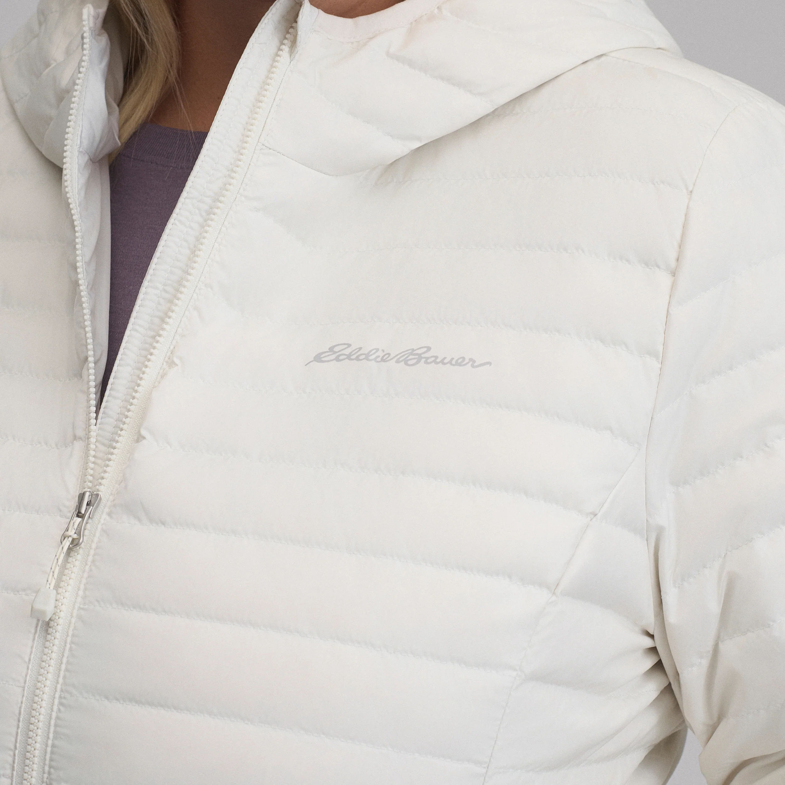 Women's Microlight Hooded Down Jacket