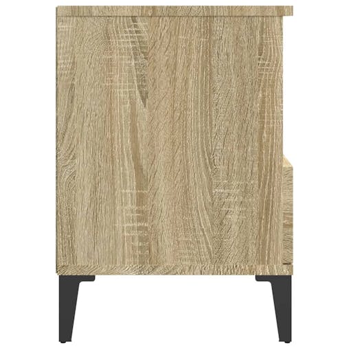 NNEVL Bedside Cabinets 2 pcs Sonoma Oak 40x35x50 cm