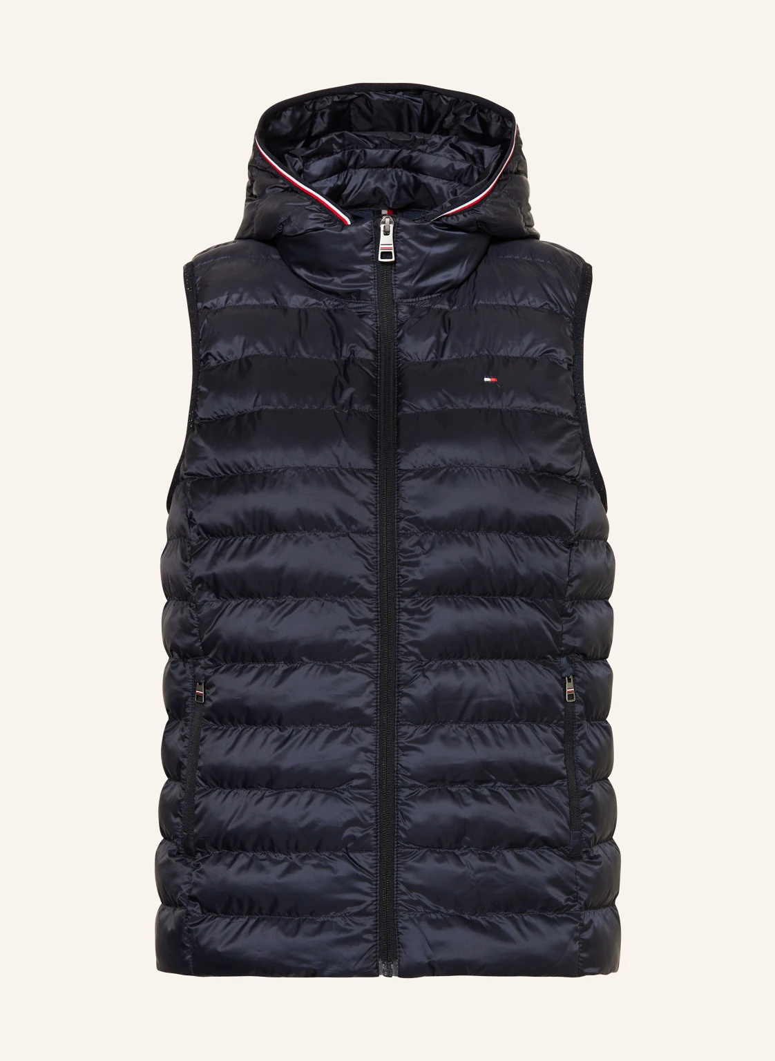 TOMMY HILFIGER Steppweste mit abnehmbarer Kapuze