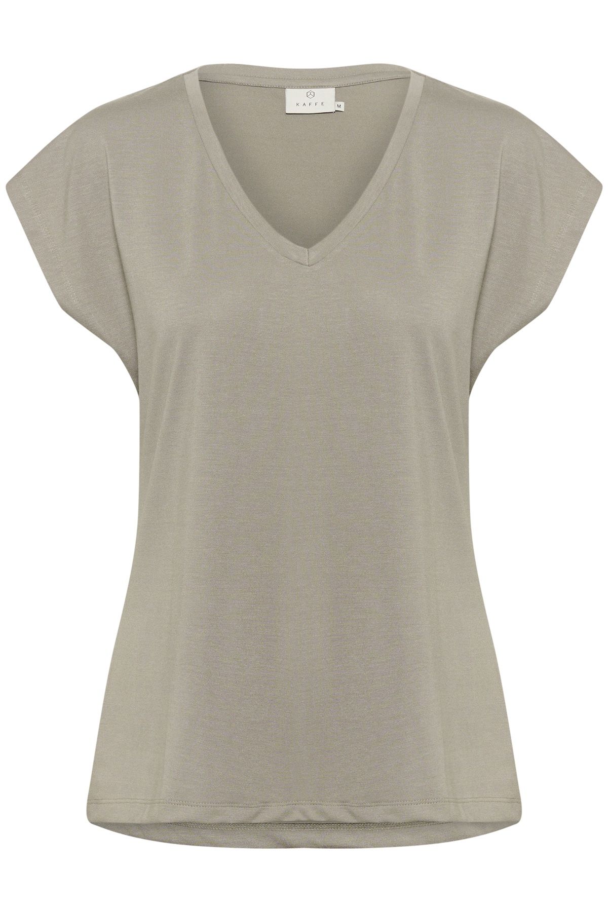 Kaffe KAlise V-Neck Short Sleeve T-Shirt