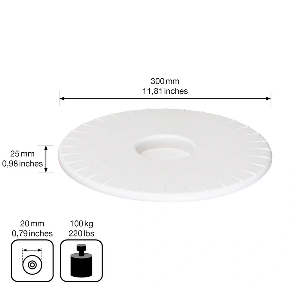 Multiroller »ULTRAFLAT«, Ø 30 cm, Kunststoff