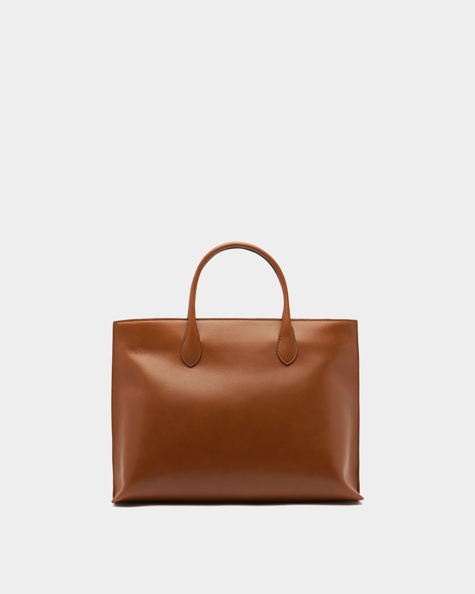 Althea Tote Bag aus Leder in Amber Brown
